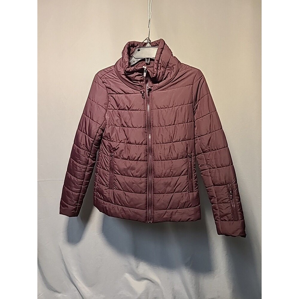 Fabletics Womens  Zipped Pockets Full Zip Quilted Puffer Jacket Xs